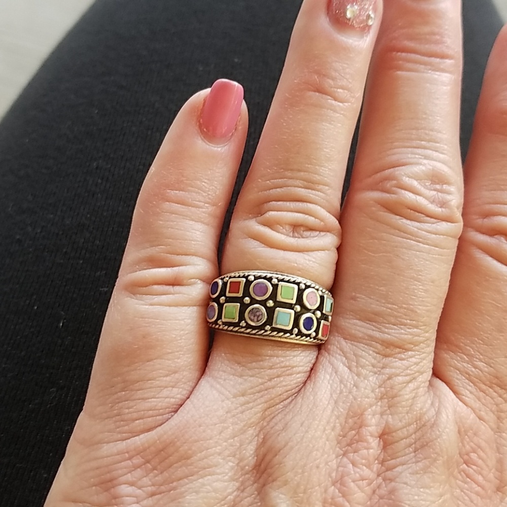 Sterling Gemstone Turquoise Ring